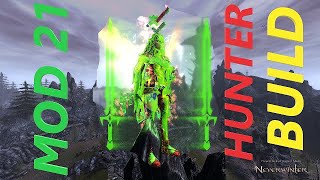 MOD21 HUNTER HDPS BUILD MAX CAP IN COMBAT 60kITEM LVL 72K BASE DMG AND MORE Neverwinter 2021 [upl. by Schiff845]