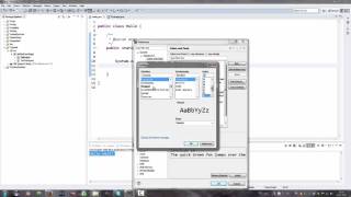 Eclipse Schriftgröße und Schriftart des Editor verändern  Tutorial [upl. by Mairem]