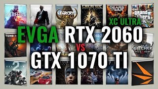 EVGA RTX 2060 XC ULTRA vs GTX 1070 Ti Benchmarks  53 tests [upl. by Cloutman]