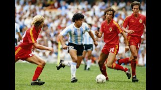 Argentina vs Belgium  MEXICO 86  FIFA World Cup SemiFinal [upl. by Cirdor]