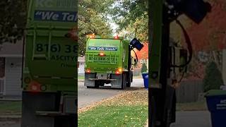 Lid Flipping Garbage Truck garbagetrucks trashtruck short shorts shortsfeed shortvideo [upl. by Petras106]