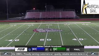 Gehlen Catholic vs Woodbury Central varsity football [upl. by Sanoj]