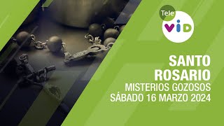 Santo Rosario de hoy Sábado 16 Marzo de 2024 📿 Misterios Gozosos TeleVID SantoRosario [upl. by Akemet]