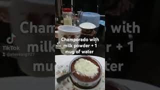 Champorado with milk powder champorado reels viralreels [upl. by Sassan471]