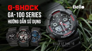 HDSD Hướng dẫn cơ bản về cách sử dụng đồng hồ GShock GA100 [upl. by Nikoletta]