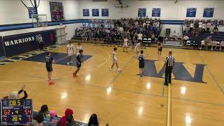 Waldwick High School vs Park Ridge High School Mens Varsity Basketball [upl. by Ellek]