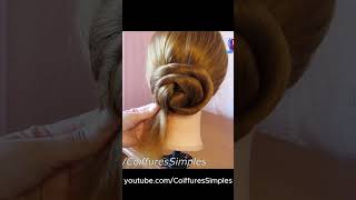 The easiest bun ever 😍 hairstyles hairtutorial [upl. by Amsirahc]