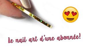 😘 Je refais le nail art dune abonnée [upl. by Akihsat]