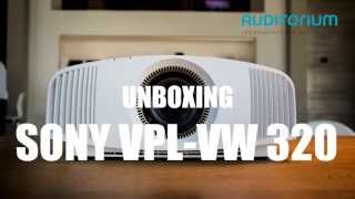 Unboxing Sony VPL VW 320 [upl. by Luckett]