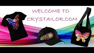 How to Heat Press a Rhinestone Transfer onto a TShirt Tutorial [upl. by Albertson]