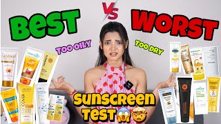 Reality Of Famous Sunscreen Brands😱😰 Watch this before buying any Sunscreen 😤 sunscreen oilyskin [upl. by Corvin793]