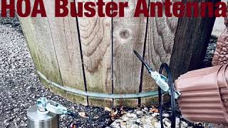 Alpha Antenna 6160M Ver1 HOA Buster defeats HOAs using the best of HF Vertical DX Horizontal NVIS [upl. by Retsub241]