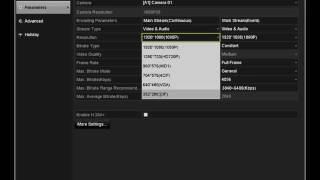 Hikvision Record Settings [upl. by Mailliwnhoj11]