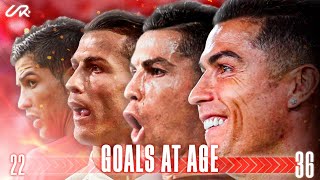 Cristiano Ronaldos Incredible Goals at Every Age—What He Did at 22 and 35 Will Shock You [upl. by Sassan]