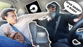 Picked Up My GIRLFRIEND In An UBER UNDER DISGUISE went terrible [upl. by Sajet]