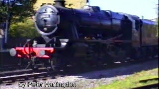 KWVR Keighley Worth Valley Railway Steam Gala 1993 48431 78022 46441 Black Five 5305 47279 GreenDMU [upl. by Worrell739]