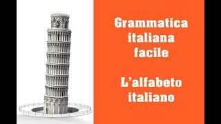 Grammatica italiana  Lalfabeto italiano [upl. by Naik]