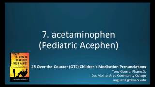 7 acetaminophen Infant and Pediatric Tylenol Whats the best childrens cold medicine [upl. by Andriana444]