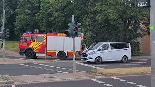 Feuerwehr Nordhausen und etliche FFWs auf dem Weg zum Großeinsatz Ausgedehnter Wohnungsbrand [upl. by Ninnetta]