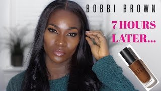 NEW BOBBI BROWN Skin long wear weightless foundation on OILY SKIN [upl. by Sverre]