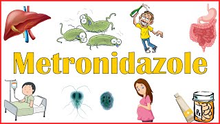 MetronidazoleFlagyl  Mechanism Of Action Indications Adverse Effects amp Contraindications [upl. by Einimod]