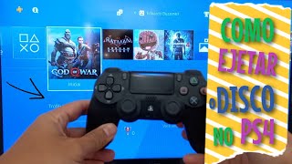 COMO EJETAR O DISCO NO PS4 USANDO O CONTROLE COMO REMOVER O JOGO PELA MANETE NO PS4 [upl. by Trey726]