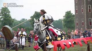 Ridders te paard bij Kasteel Hoensbroek [upl. by Asiul]