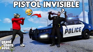 PISTOL INVISIBLE VS POLISI  GTA 5 ROLEPLAY [upl. by Salvatore]