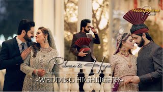 Rehman amp Hajra Amazing Pakistani Cinematic Wedding Highlights 2023 [upl. by Sunda]