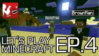 Lets Play Minecraft  Episode 4  Race to Bedrock  Rooster Teeth [upl. by Asiralc]