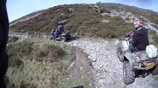 Touring the Welsh Green lanes on quads [upl. by Yart]