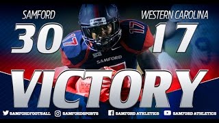 Samford Football Western Carolina Game Recap [upl. by Rez]