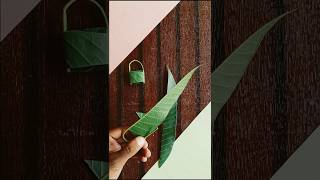 Mango tree leaf making a locker craft ideas shorts diyideas craft [upl. by Nylra]