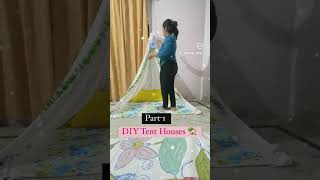 Under budget decoration for birthday  6th month birthday decoration  DIY canopy decoration [upl. by Einnov]