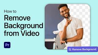 How To Remove Background from Video in Premiere Pro  Tutorial [upl. by Nnayt280]