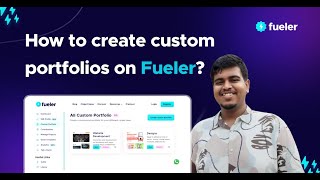 How to create custom portfolios and share it with clients from Fueler  Fueler [upl. by Eerdua]