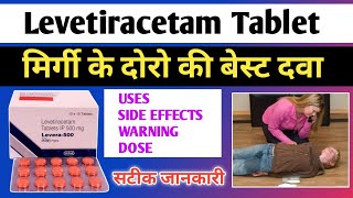 levetiracetam 500 mg  levetiracetam 500 mg tablet uses in hindi  levetiracetam tablet [upl. by Coumas]