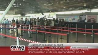 Service minimum Laéroport de Lille Lesquin au ralenti [upl. by Lennon]