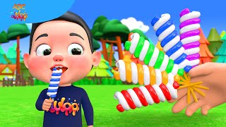 lollipops finger family song nursery rhymes  BluLoo Nursery Rhymes amp Kids Songs [upl. by Rodoeht]