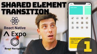 React Native Shared Element Transition React Navigation V5  Episode 1 [upl. by Eidurt]