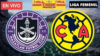 MAZATLÁN FEMENIL VS AMÉRICA FEMENIL EN VIVO Jornada 9 Liga MX AP 2024 [upl. by Pearla370]