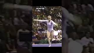 She shut the commentator right up😂 gymnastics olympics commentator [upl. by Placido]