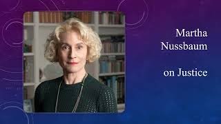 Martha Nussbaum Social Contract amp Capabilities λόγος 100 [upl. by Thorlay256]