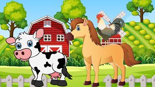 Barnyard Boogie Dance with the Farm Animals Farm Animals Song for kids [upl. by Adihaj]