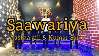 Saawariya  Dance cover  aastha gill Kumar Sanu  Arjun bijlani Rudra dance studio [upl. by Yand845]