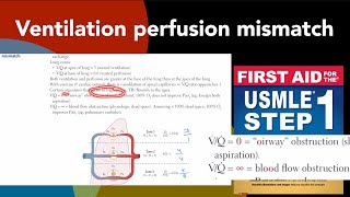 Ventilation perfusion mismatch in HindiUrdu by first aid for USMLE step 1 [upl. by Namso]