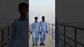 Head Tonsa Baraj view in evening shorts shortvideo [upl. by Ahsinert]