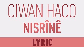 Ciwan Haco  Nisrînê Lyric Video [upl. by Bernadina]