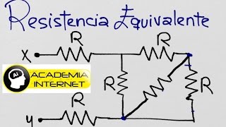 Como calcular la resistencia equivalente para una asociación serie y paralelo [upl. by Whitcomb]