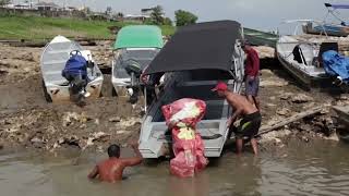 El río Negro el mayor afluente del río Amazonas alcanza mínimos históricos [upl. by Rico]